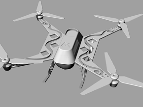 铁皮无人机 飞机 犀牛模型