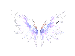 紫鳞翅膀 cg模型 西幻风格