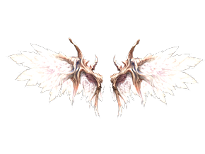 白羽天使翅膀 cg模型 西幻风格