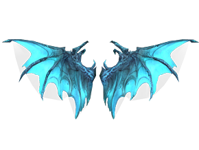 青翼翅膀 cg模型 西幻风格
