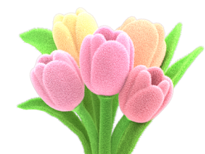 红月季 黄月季 春天花 花系列 花卉元素 卡通花 鲜花 (2