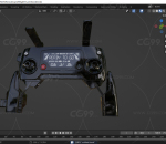 DJI Mavic Pro 遥控器 无人机控制器 3D模型 多种文件格式