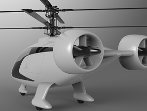 共轴双旋翼直升机带后推风扇 高速直升机 机械设计 参考资料