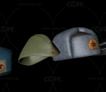 苏联 军帽 衣物3d模型
