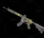 写实  PBR M4A1-Custom  武器  枪械 3dMAX模型 4K贴图