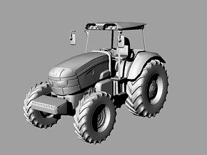 拖拉机 日常用品 犀牛模型