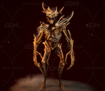 UE4/UE5 地狱恶魔 恐怖怪物 分·裂怪 变异骷髅怪 人形怪