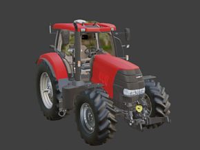 160 CVX拖拉机 机械 工业 农用机械 3D模型