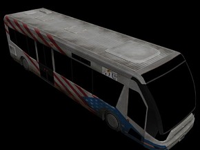 写实电动巴士 城市巴士 机场巴士 巴士 观光巴士 旅游巴士