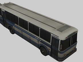 写实电动巴士 城市巴士 机场巴士 巴士 观光巴士