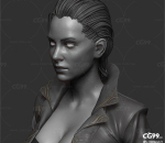 女战士3D模型建模教程 - Flamembra 3D Model