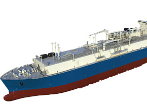 大型天然气运输船模型 运输船 货轮 航海 次时代 写实