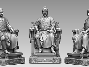 雕塑 摆件 历史人物 延平王郑成功 可打印