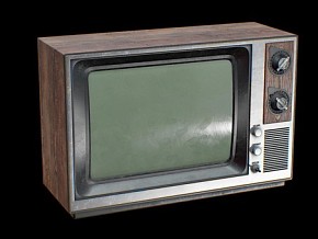 老式电视机 电视机 电视