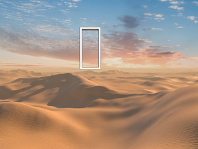 沙漠 流沙 科技之门 穿越 光门 动态天 动态影子
