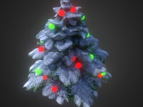 圣诞树 小树 树木 雪树