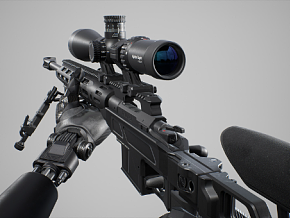 射击游戏狙击 枪械装备 机械义肢 武器 装备 UE4/UE5