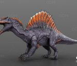 侏罗纪棘龙 动物 远古生物 次世代 恐龙 PBR 写实