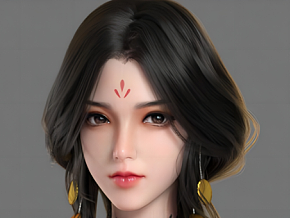 古代美女头像 古代人物 写实 东方 女人 发型