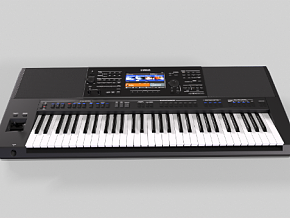 电子琴 乐器 电子键盘乐器 电子音乐合成器 电钢琴 PBR材质 次世代 数码钢琴