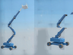升降车 工程车 活动升降车 可做动画 可做效果图 可特写
