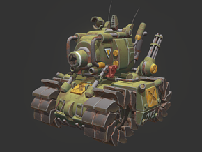 金属弹头坦克 SV-001 坦克 卡通 动画 游戏