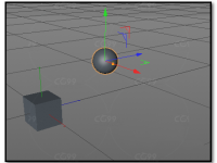 ​C4D如何把坐标轴移到物体中心？C4D移动坐标轴的方法！