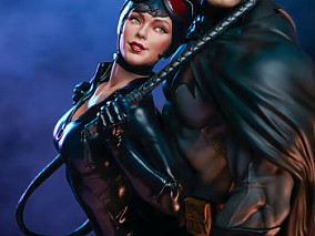 土耳其3d角色设计师Maria Panfilova蝙蝠侠与猫女立体模型