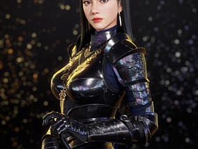韩国3D模型师ji chang choi作品欣赏 女骑士Royal Knight