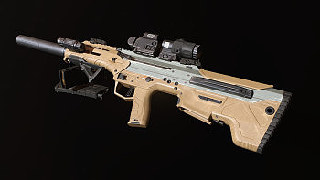 《MDR突击步枪-游戏Res》来自A站CG设计师：Philipp Neumann