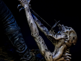新西兰高级雕塑家丹尼尔·科克塞尔《巫师 - 利维亚的杰洛特》