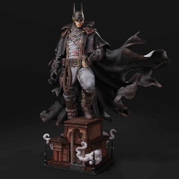 国外3D艺术家VIK作品《蝙蝠侠 - 哥谭市 煤气灯 / 血源性》