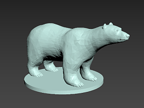 北极熊3D模型（打印）