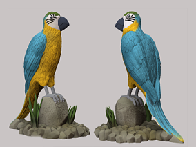 鹦鹉3D模型（打印）