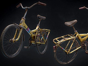 自行车cg模型