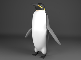 企鹅3D模型（动作）