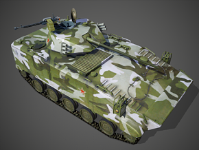 装甲车3d模型