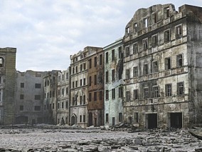 二战废墟场景