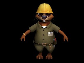 疯狂动物城松鼠3D模型