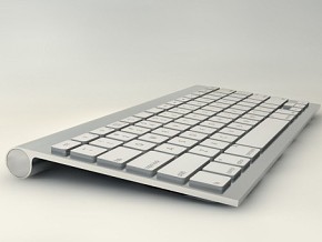 苹果键盘 3d模型