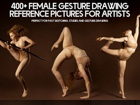 女性姿势参考图   pose参考图   400+