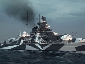 军舰 3d模型