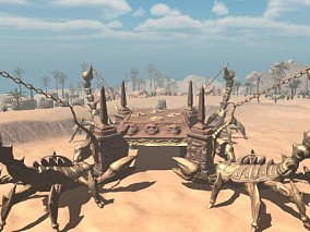 沙漠  3d模型