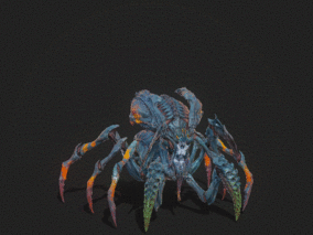 蜘蛛女王 3d模型