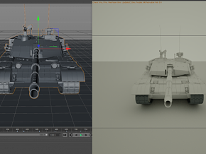 坦克 3d模型