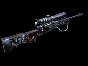 次世代 3D模型 枪 写实狙击枪 冲锋枪 3d模型