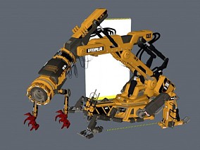 隧道挖掘机3D模型