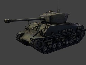 卡通场景 坦克 老式坦克 二战坦克
