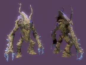 树妖 树怪 植物怪物 树木怪物 树怪物 树精 植物精 次世代 怪物  3D模型