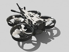 民用无人机 小型无人机 森林防火无人机 VR无人机 小精灵无人机  3D模型
